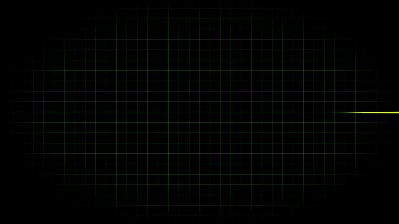 전기 심장 기록 오실로스코프 파동 형태 애니메이션 모션 그래픽