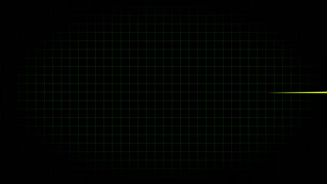 electrocardiogram oscilloscope waveform animation motion graphics