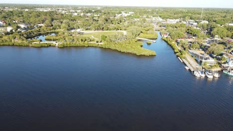 waterrfront park, port richey, florida near miller's bayou