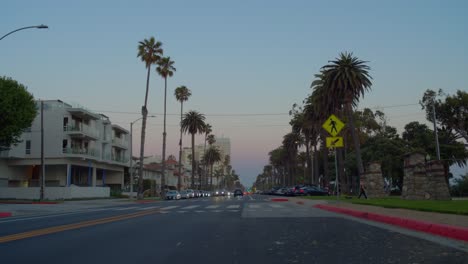 Tráfico-De-La-Avenida-Ocean-De-Los-Ángeles---Palisades-Park