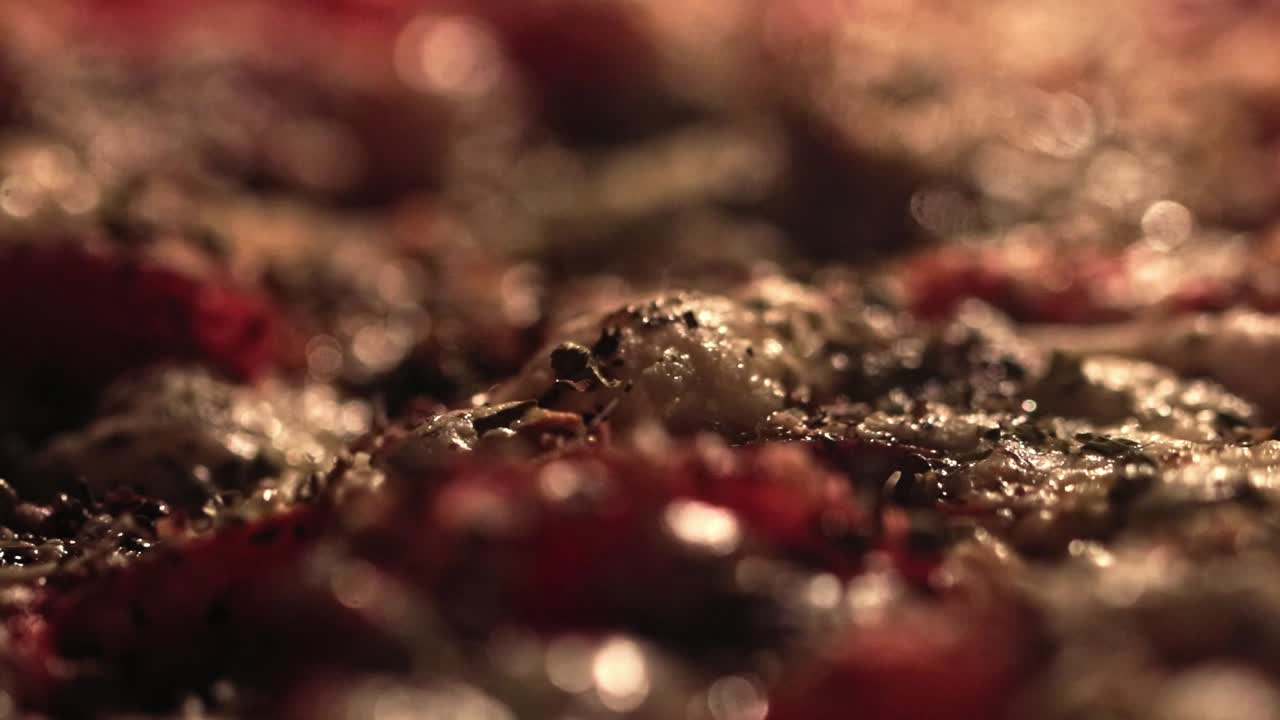 pizza italiana casera horneada en el horno