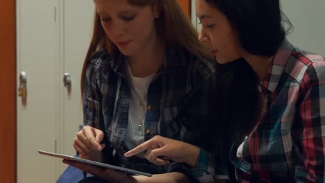 friends looking at a tablet pc together