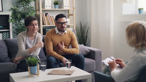 couple in therapy session