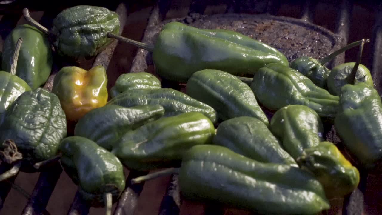 Grilled Poblano Peppers