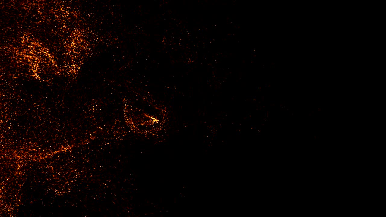 небольшие частицы. имитация песка. движение слева направо