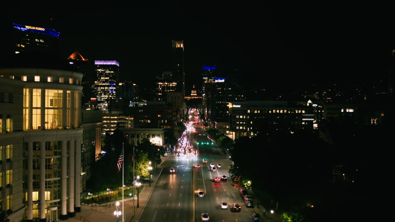 Night City Skyline View