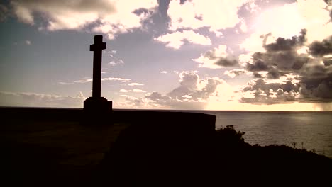 peaceful image of a cross