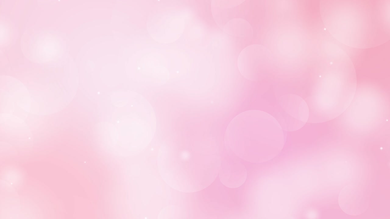 Bola flotante con estrellas. Video de fondo rosa