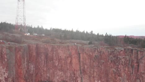 Palisade-head-Minnesota-during-sunrise