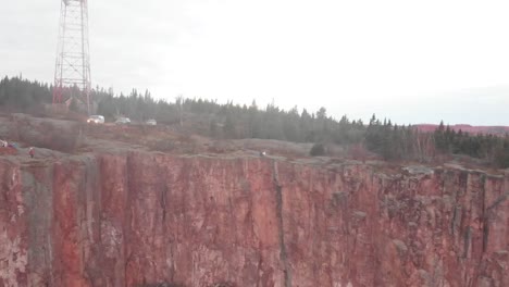 empalizada cabeza minnesota durante el amanecer