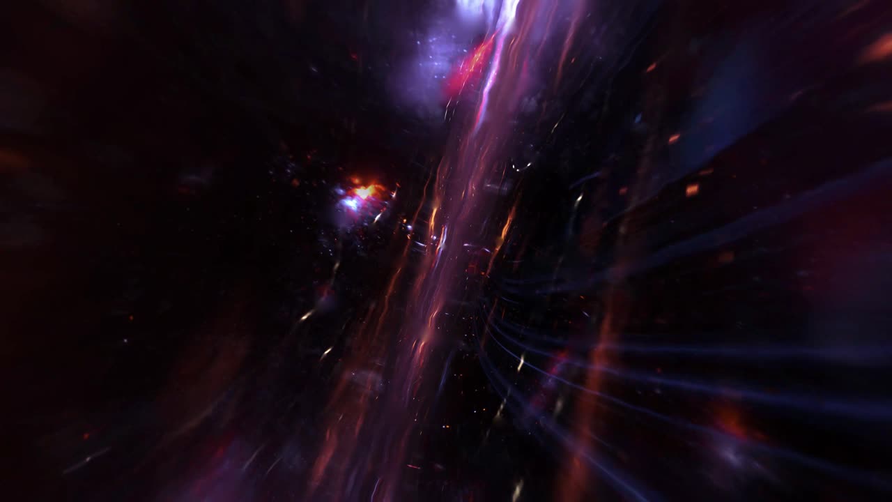 universo rojo deformando el espacio y el tiempo, fondo cósmico