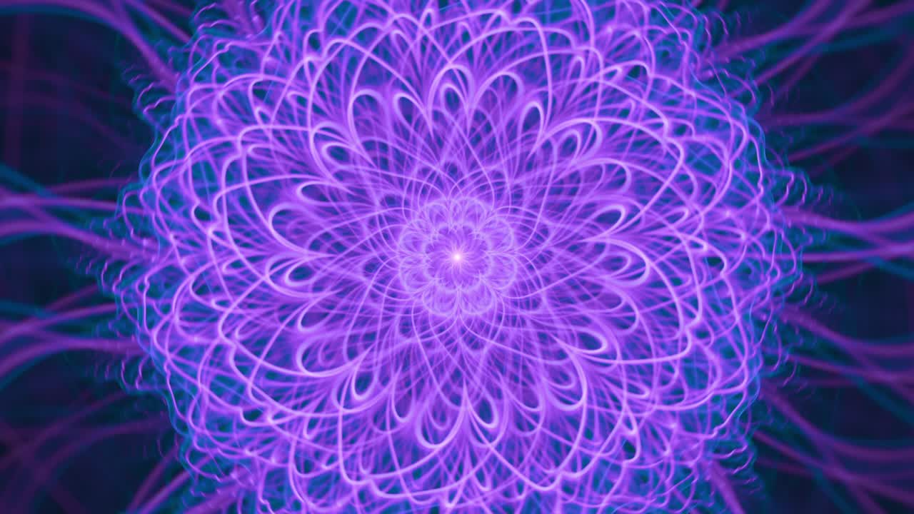 atrapasueños hipnótico psicodélico - fondo abstracto de espirales fractales sin fisuras, fusión espiritual meditativa relajante, mandala de caleidoscopio intrincado, geometría sagrada de imaginación colorida