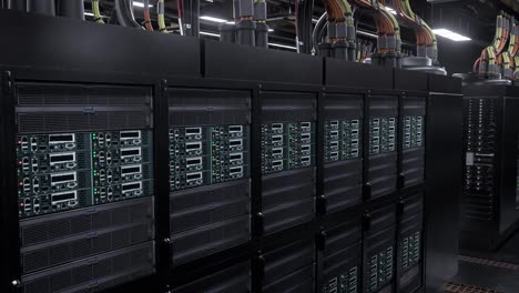 digital server room loop background
