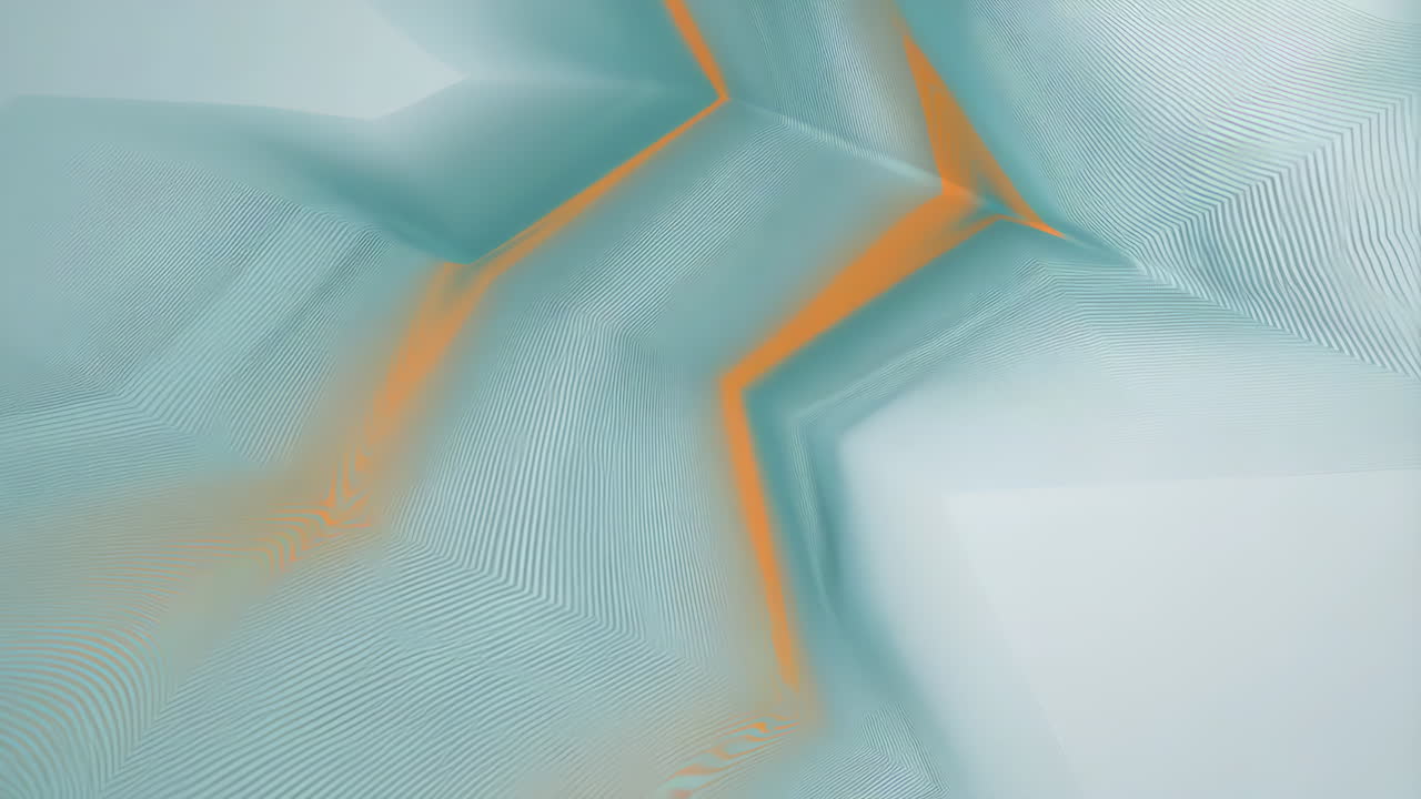 Dynamic Abstract Background with Teal and Orange Lines