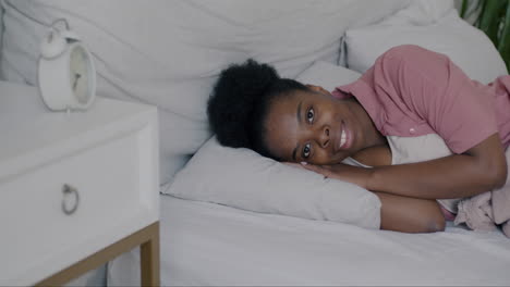 woman in bed