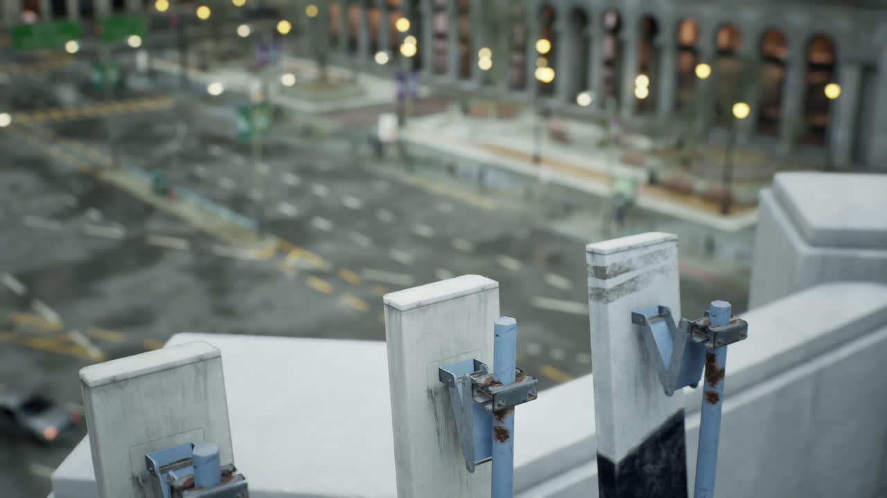 Stunning hyper lapse of downtown area