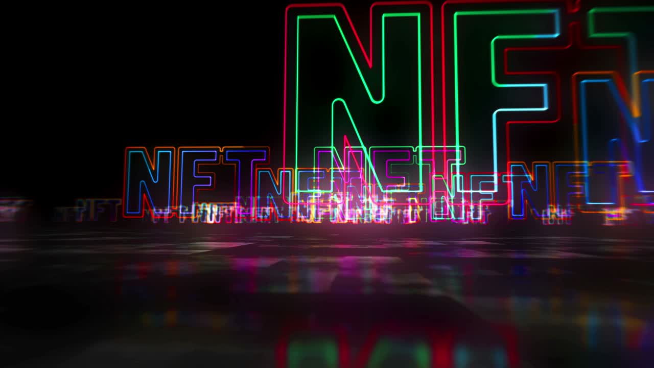 NFT crypto art symbol abstract loopable hyperspace animation