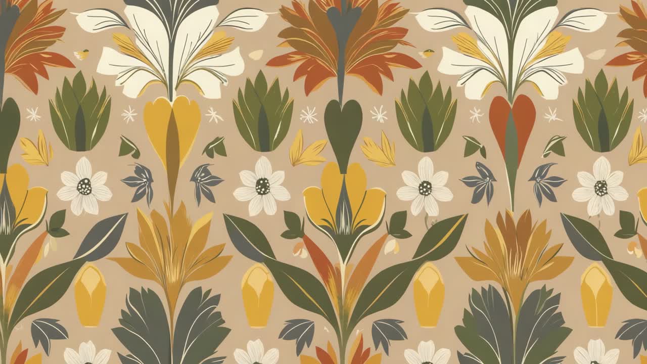 diseño de patrón floral