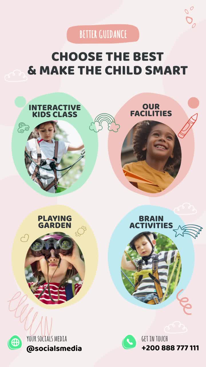 Animated Promotion for Children's Educational and Developmental Activities