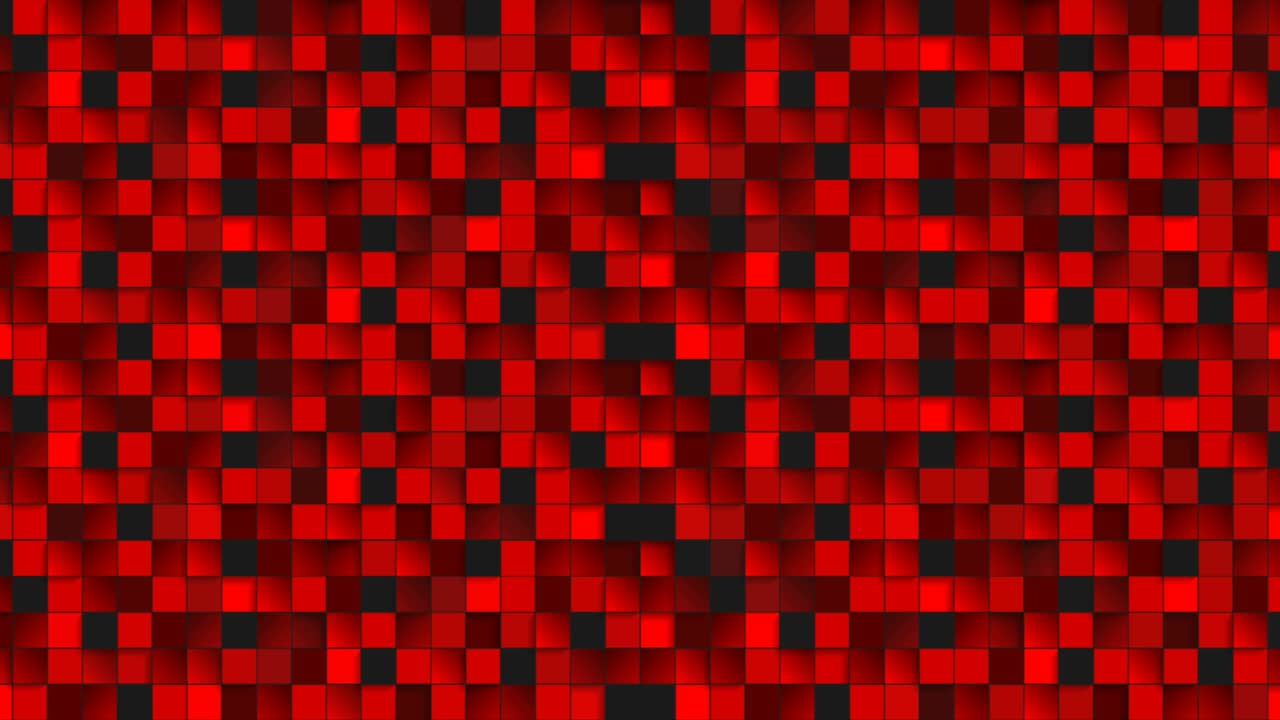 은 반이는 모자이크 사각형으로 추상적인 기술 모션 배경