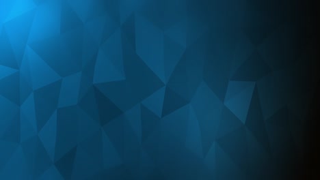 fondo poligonal azul en movimiento
