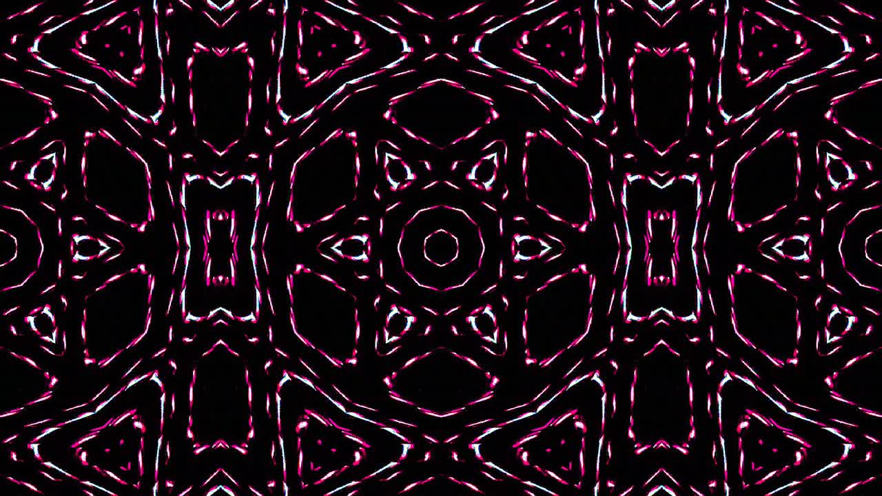 luz abstracta brillante que gobierna el color completo, caleidoscopio, fondo negro