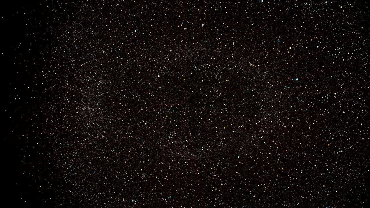 Artistic futuristic cosmological video animation