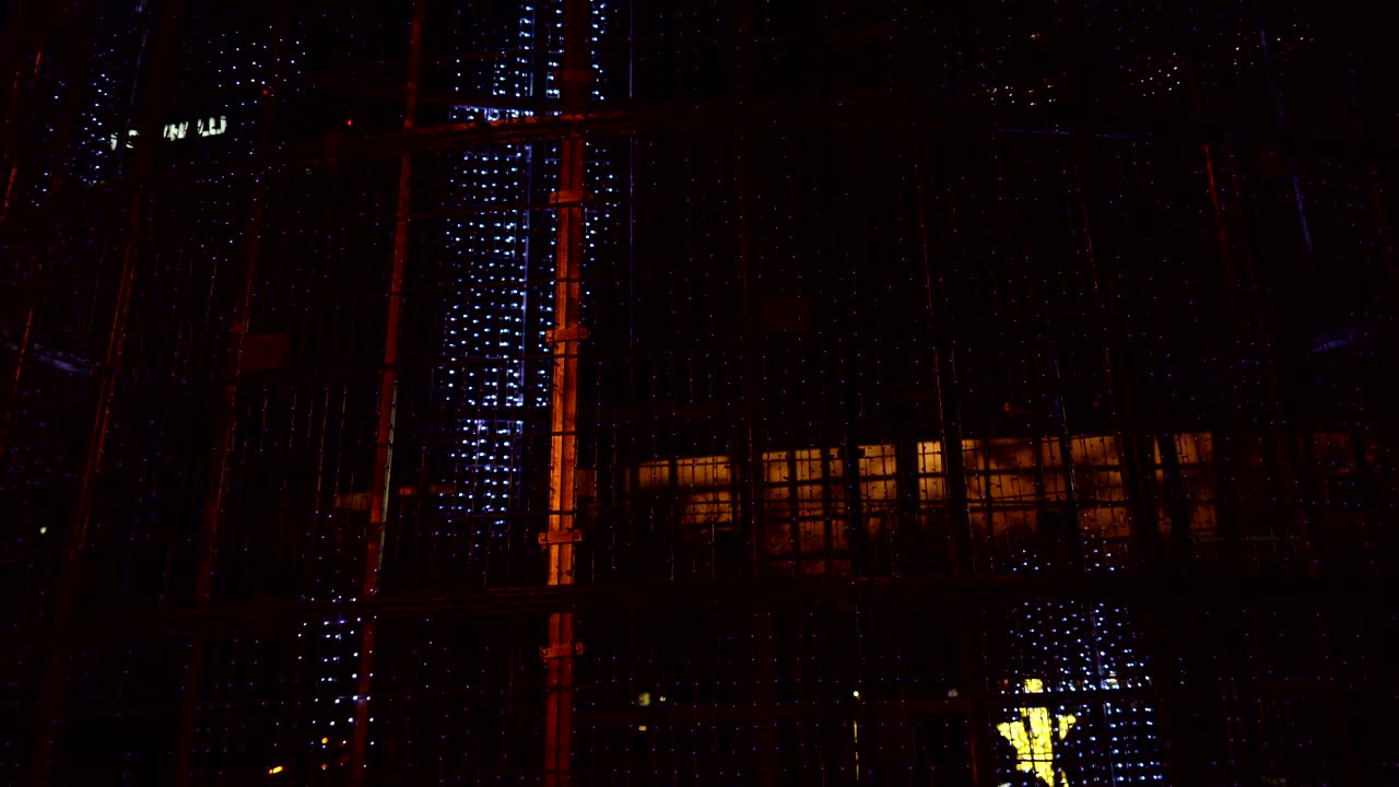 espectáculo de luces navideñas en el centro de denver