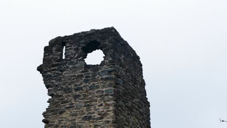 vinhais castle tower remnant, portugal