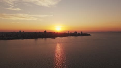 skyline of the city of posadas in argentina