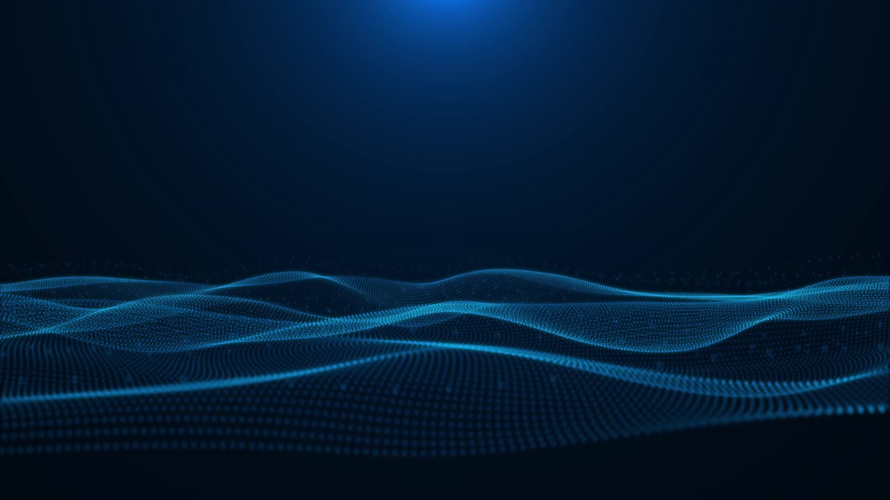 Geometric cyber wave landscape big cyberspace data flow visualization data technology digital