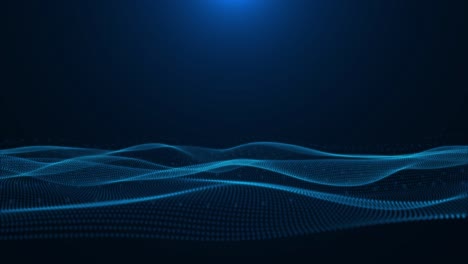 geometric cyber wave landscape big cyberspace data flow visualization data technology digital