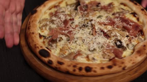 delicious gourmet pizza