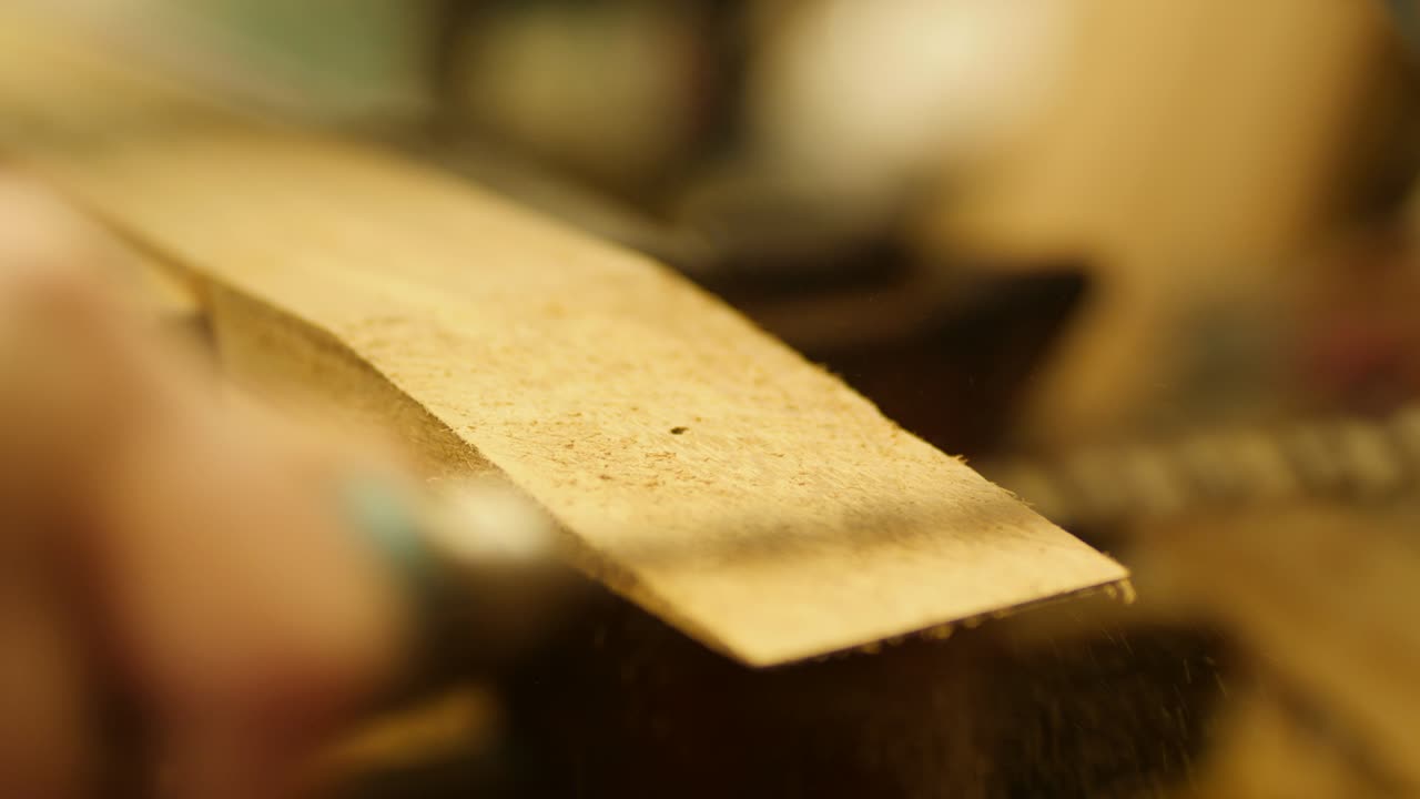 Roughening Scarf Joint for Glue Up, Wood Preparation