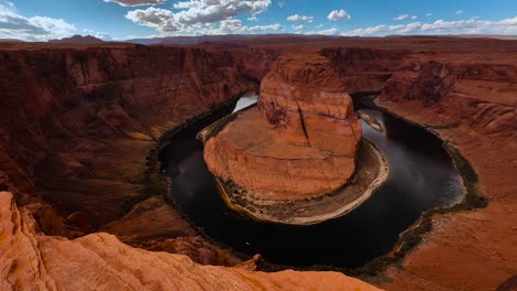 horseshoe bend, pintoresco cañón del río bend en el río colorado, cerca del famoso gran cañón, arizona