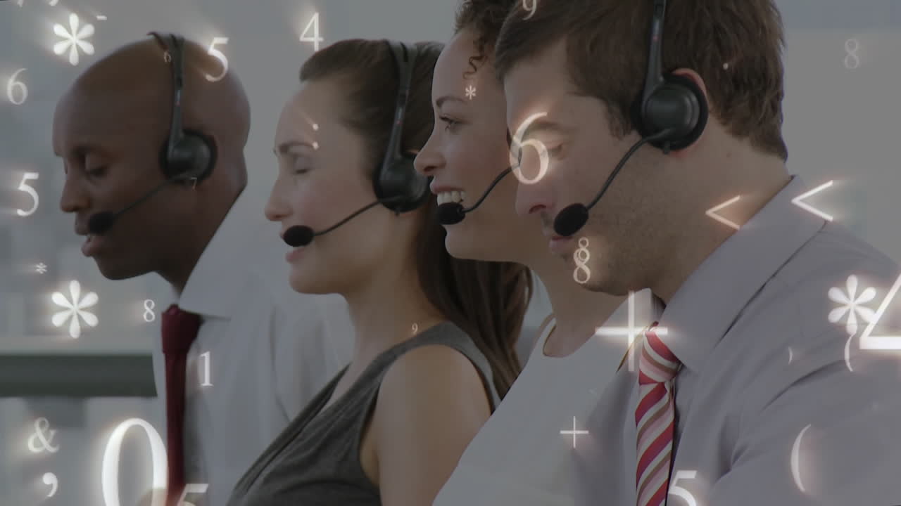 번호, 기호 및 콜 센터 에이전트