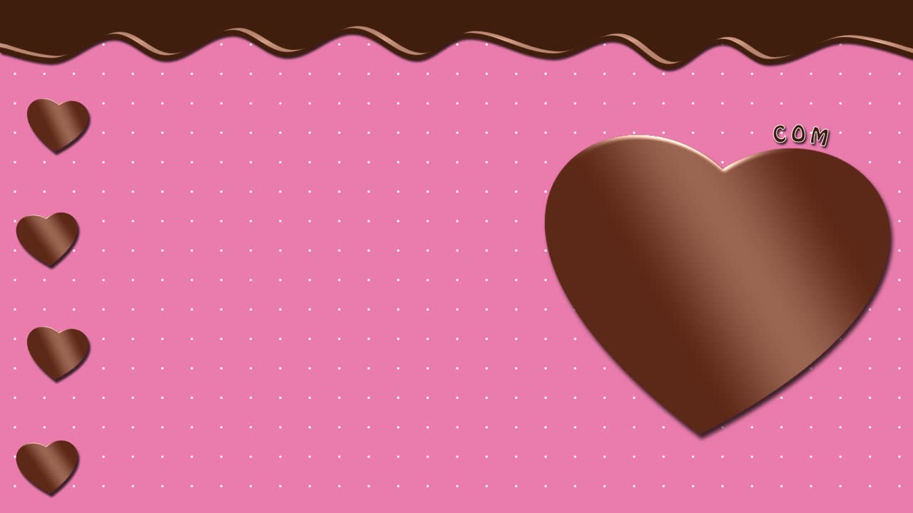 Chocolate heart Looping streaming background. 1080p.mp4