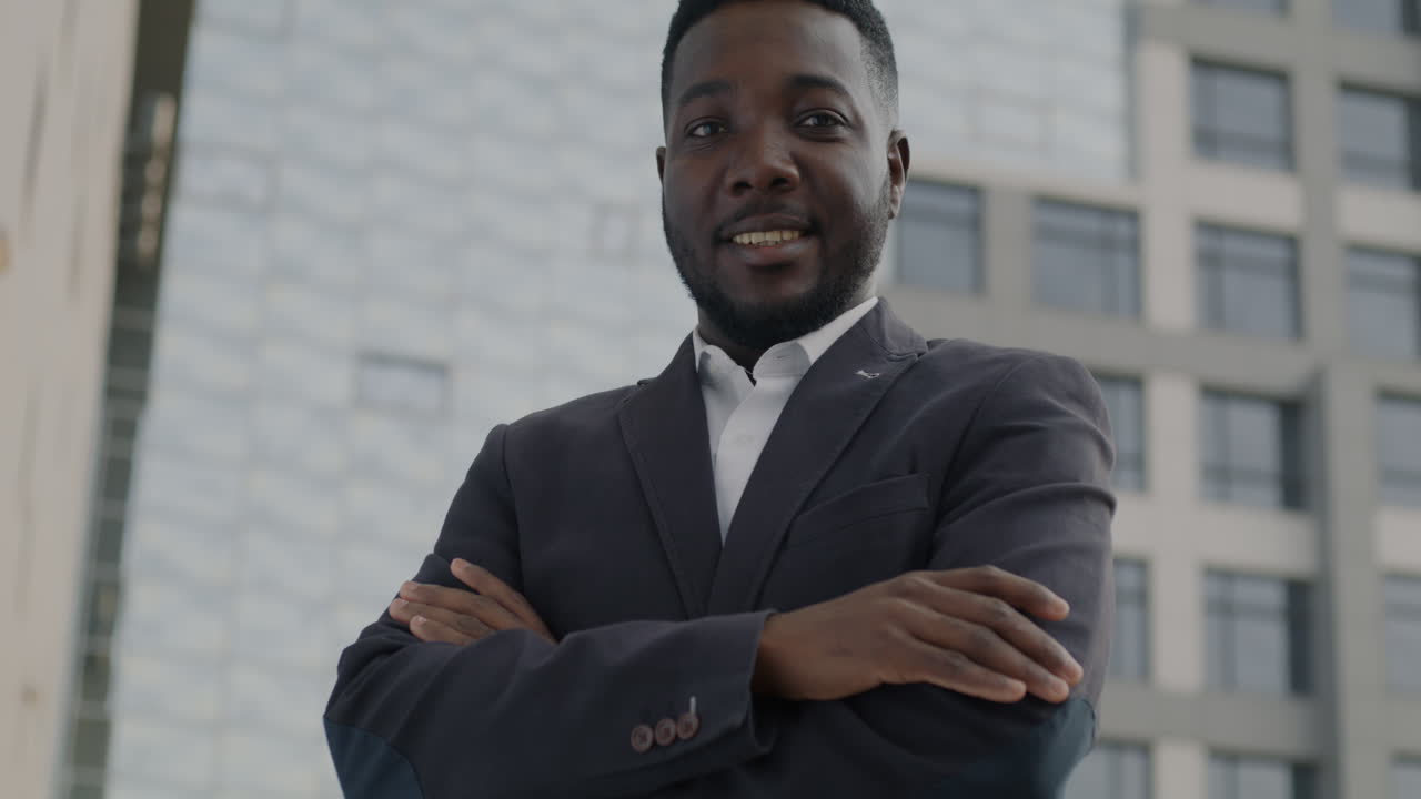 Confident Businessman in the City