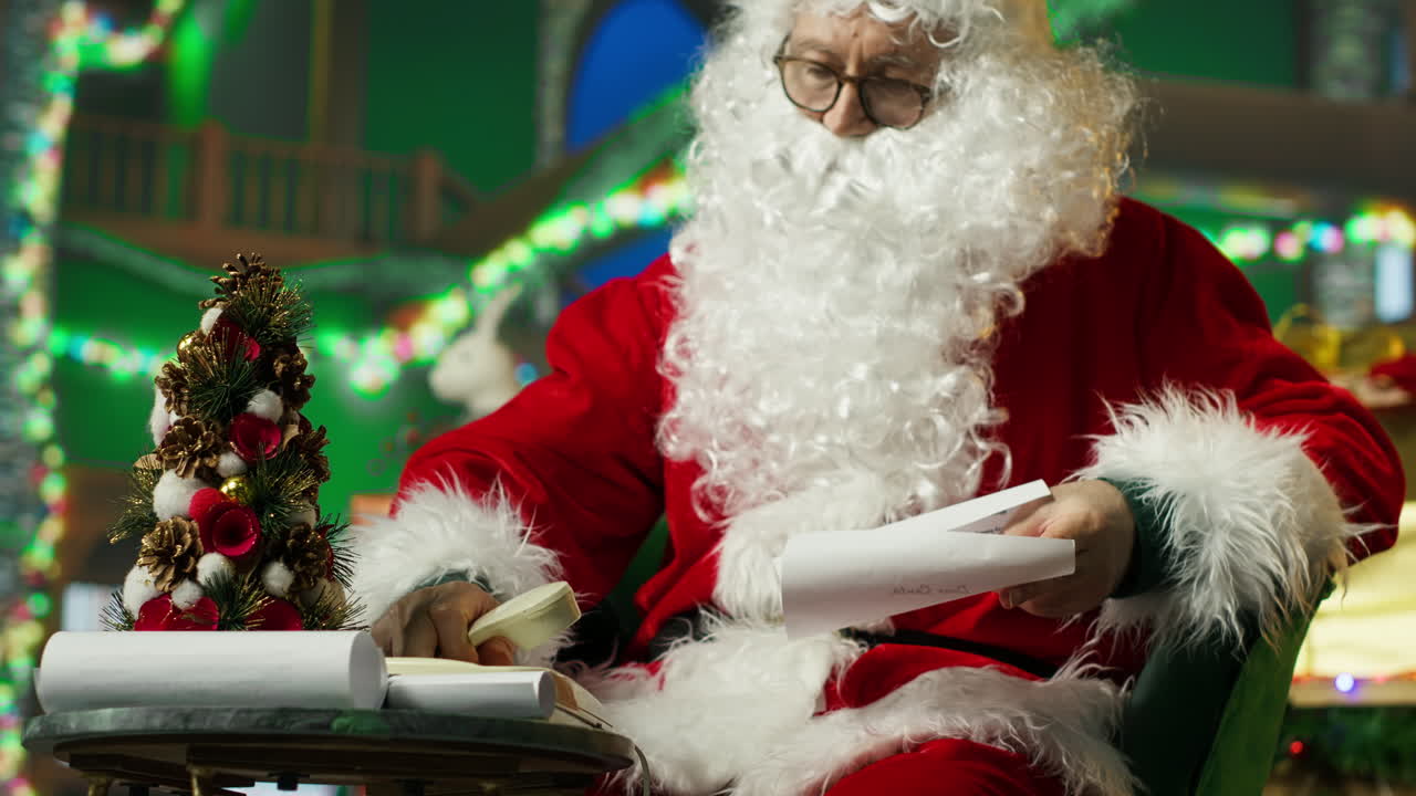 산타클로스가 크리스마스 이브에 일하는 것