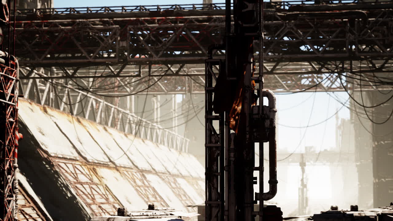 el paisaje industrial post-apocalíptico