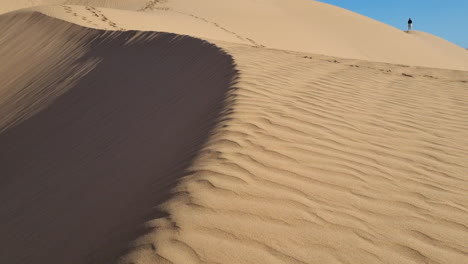 the sand dunes of the moroccan desert