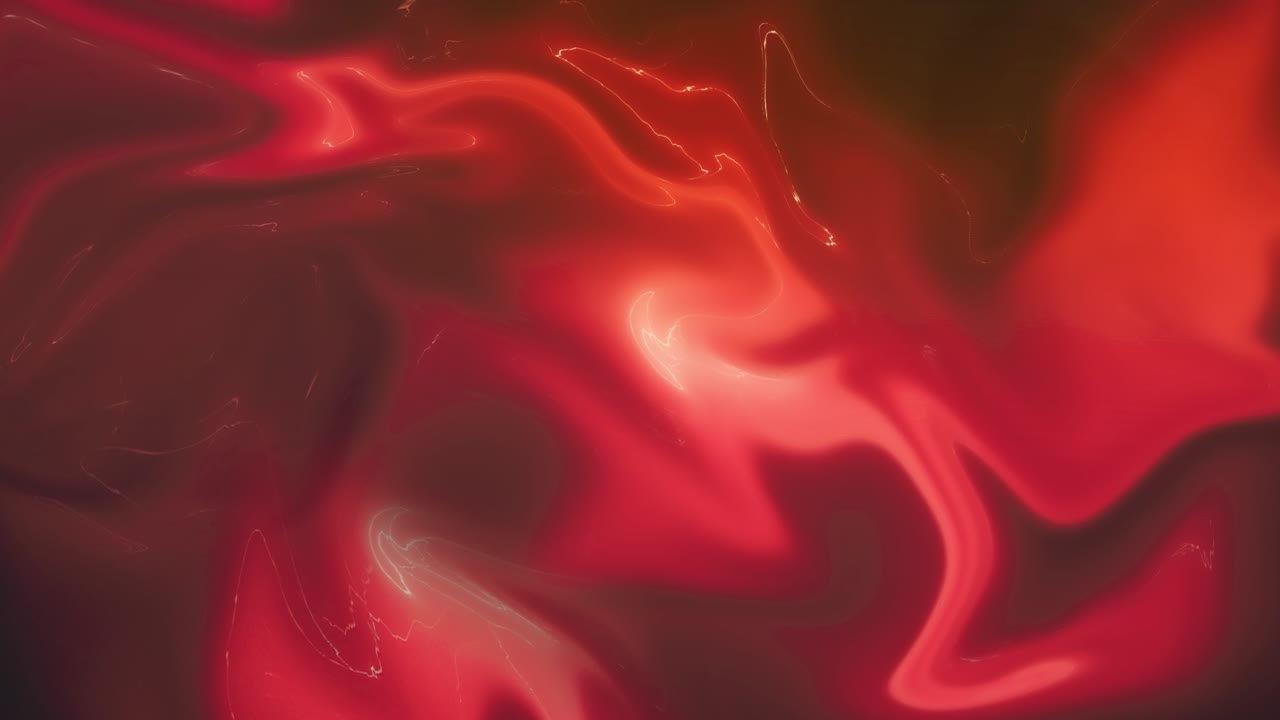Abstract Red Liquid Swirl