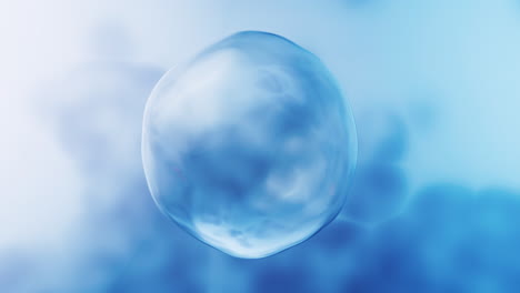 blue soft liquid bubble background, 3d rendering.