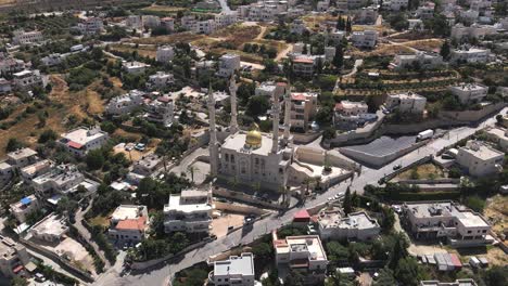 abu ghosh, israel, june 13, 2020 : a mosque built by ramzan kadyrov in honor of his father akhmat kadyrov in the abu ghosh village, in which descendants of chechens live in israel