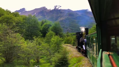 the best "end of the world" train ride with awesome view, taken at ushuaia, argentina