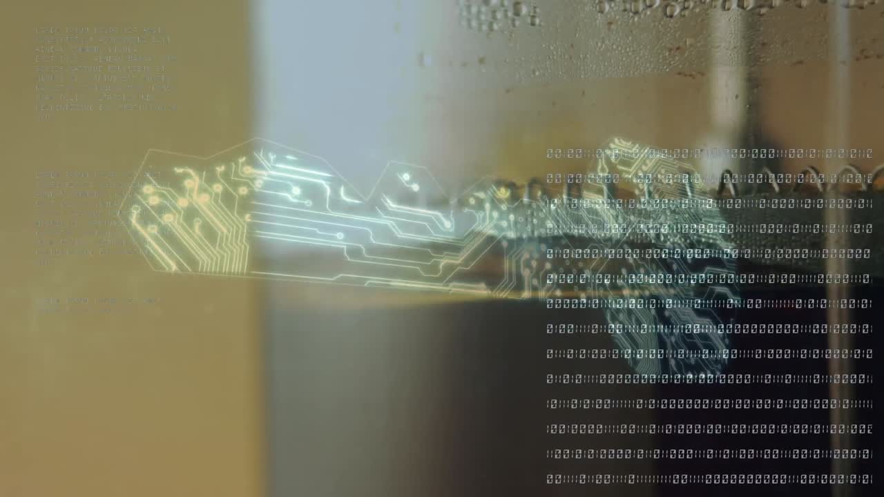 Microprocessor connections forming a security key against data processing