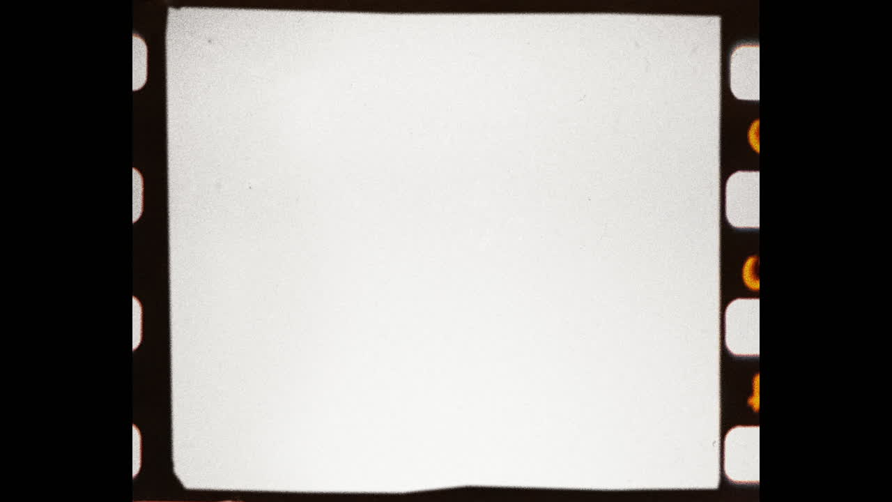 marco de película en blanco