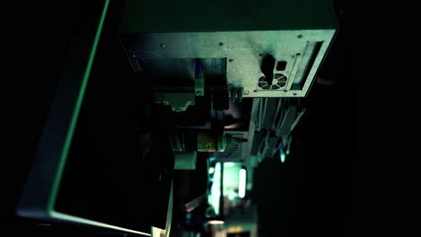 vertical format of vintage retro computer and other devices