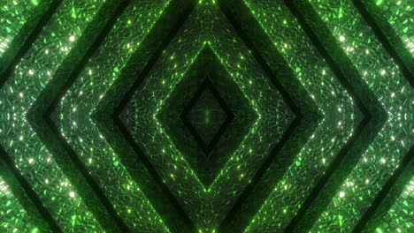 abstract geometric crystal patterns