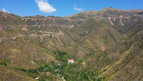 large isolated villa in middle of valley in argentina´s nature